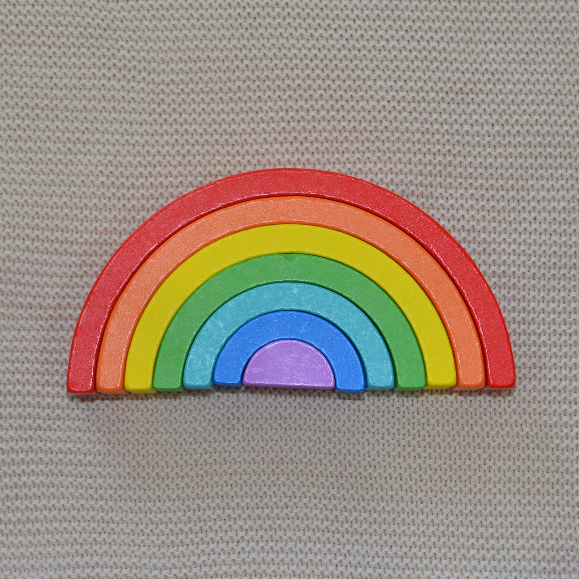 Wooden Rainbow Stacking Blocks